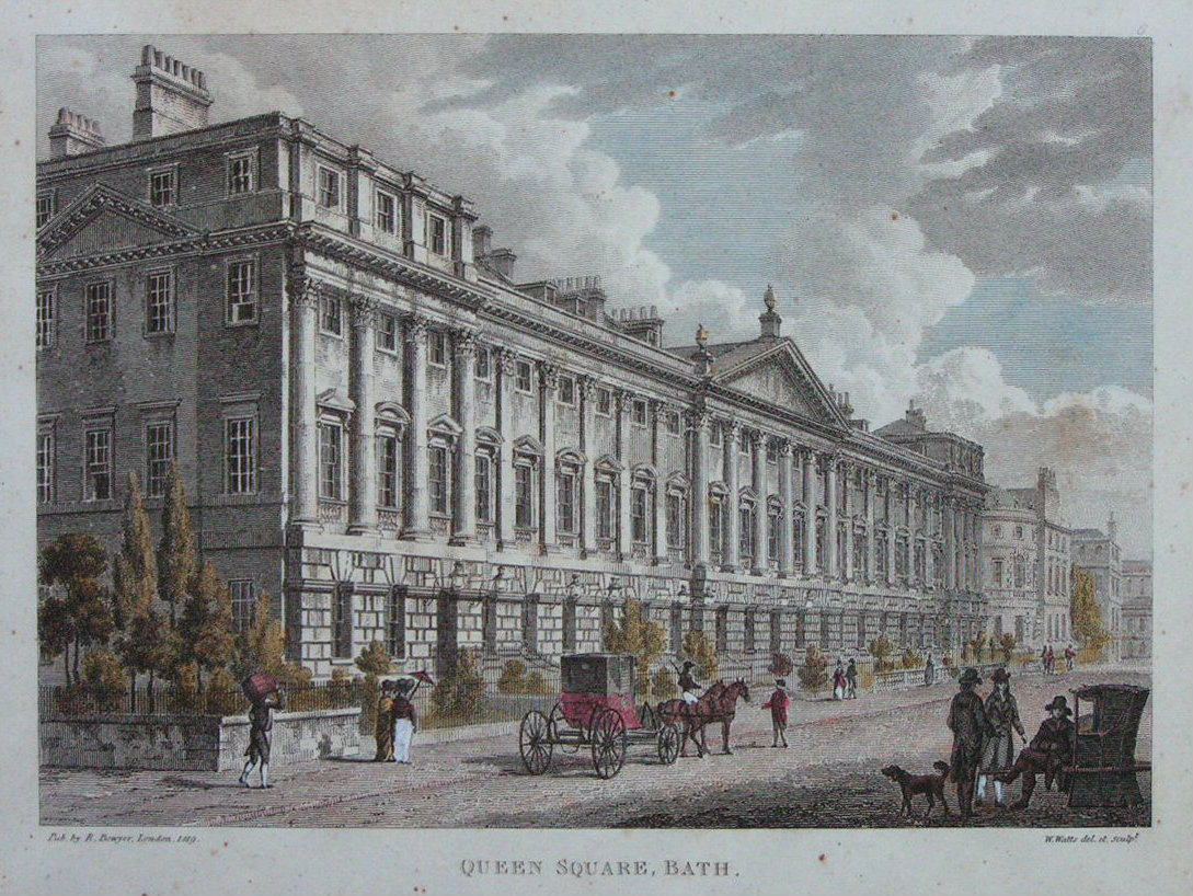 Print - Queen Square, Bath - Watts